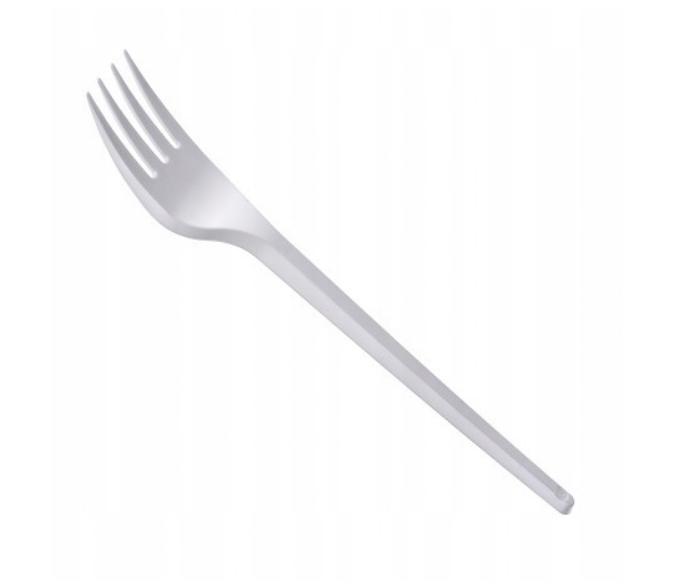 WIDELCE JEDNORAZOWE PLASTIKOWE BIAŁE 100szt