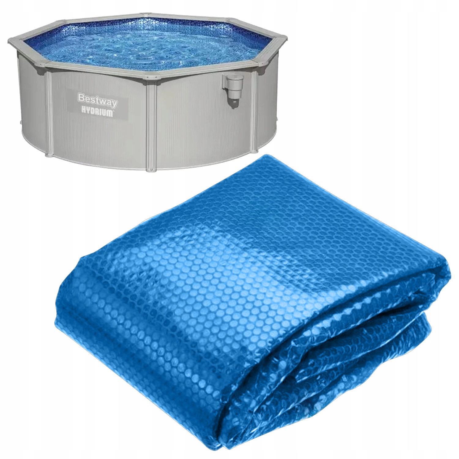 Solární Krycí Plachta ohřívá vodu do bazénu