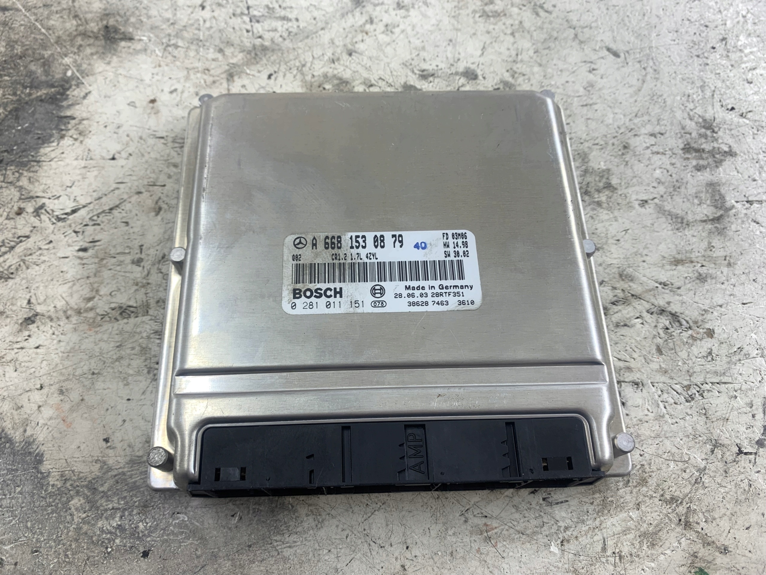 MERCEDES W168 1.7 CDI unité de commande électronique uce moteur A6681530879