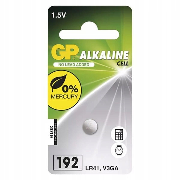 GP LR41, AG3, 192 akkumulátor Márka GP Batteries