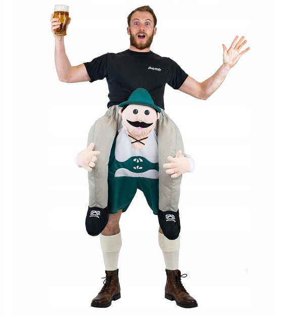 Kostým Bodysocks Ride On Lederhosen Costume Adult pro dospělé