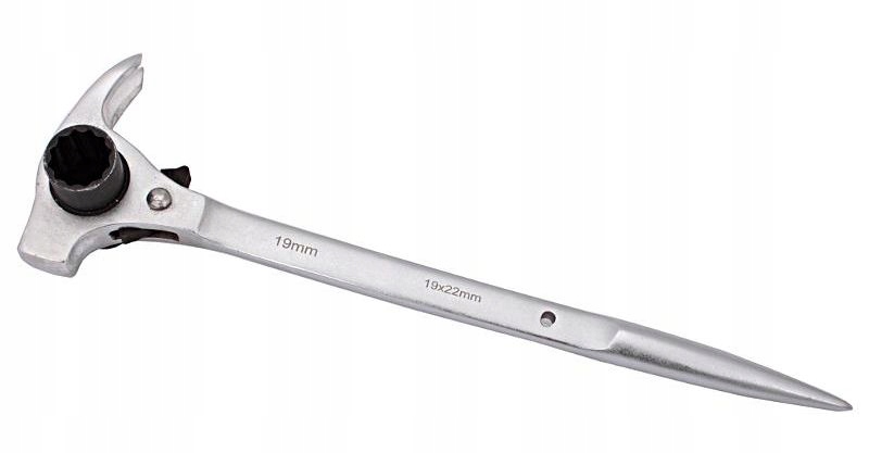 KLUCZ MONTERSKI DO RUSZTOWAŃ 19/22MM GRZECH+MŁOTEK