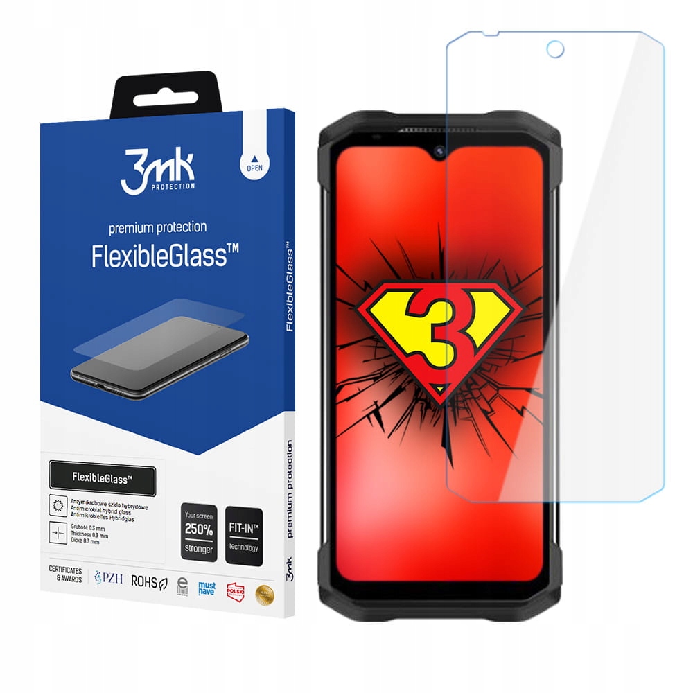 Szkło hybrydowe 3mk FlexibleGlass™ na Doogee S98 3mk Protection