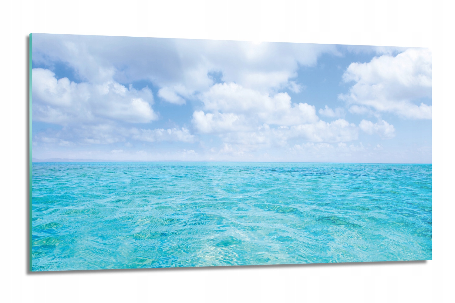 skleněná deska Voda nebe mraky kuchyně 120x60