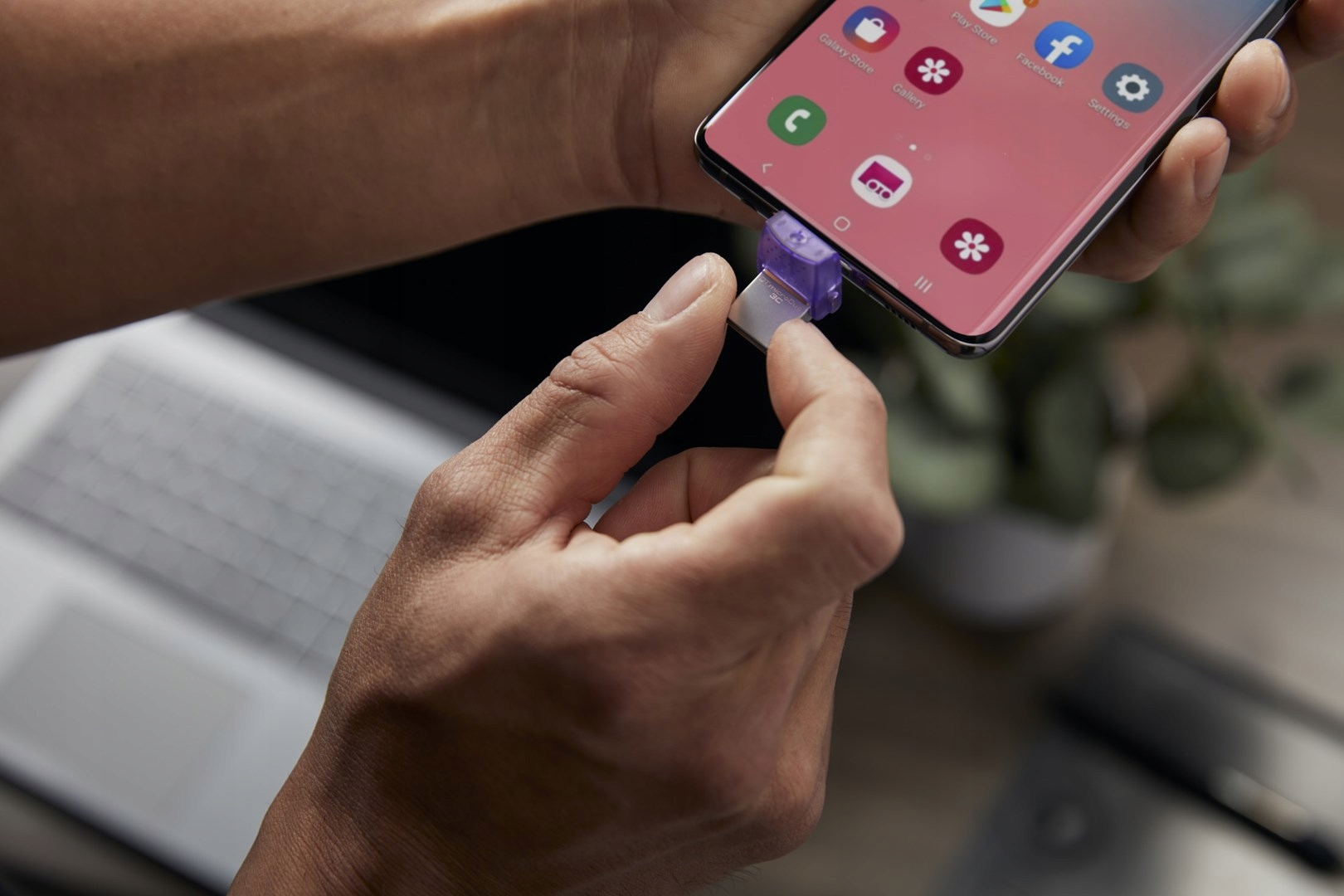 KINGSTON FLASH 256GB USB3.2 DataTraveler microDuo3C Maksymalna prędkość zapisu 9 MB/s