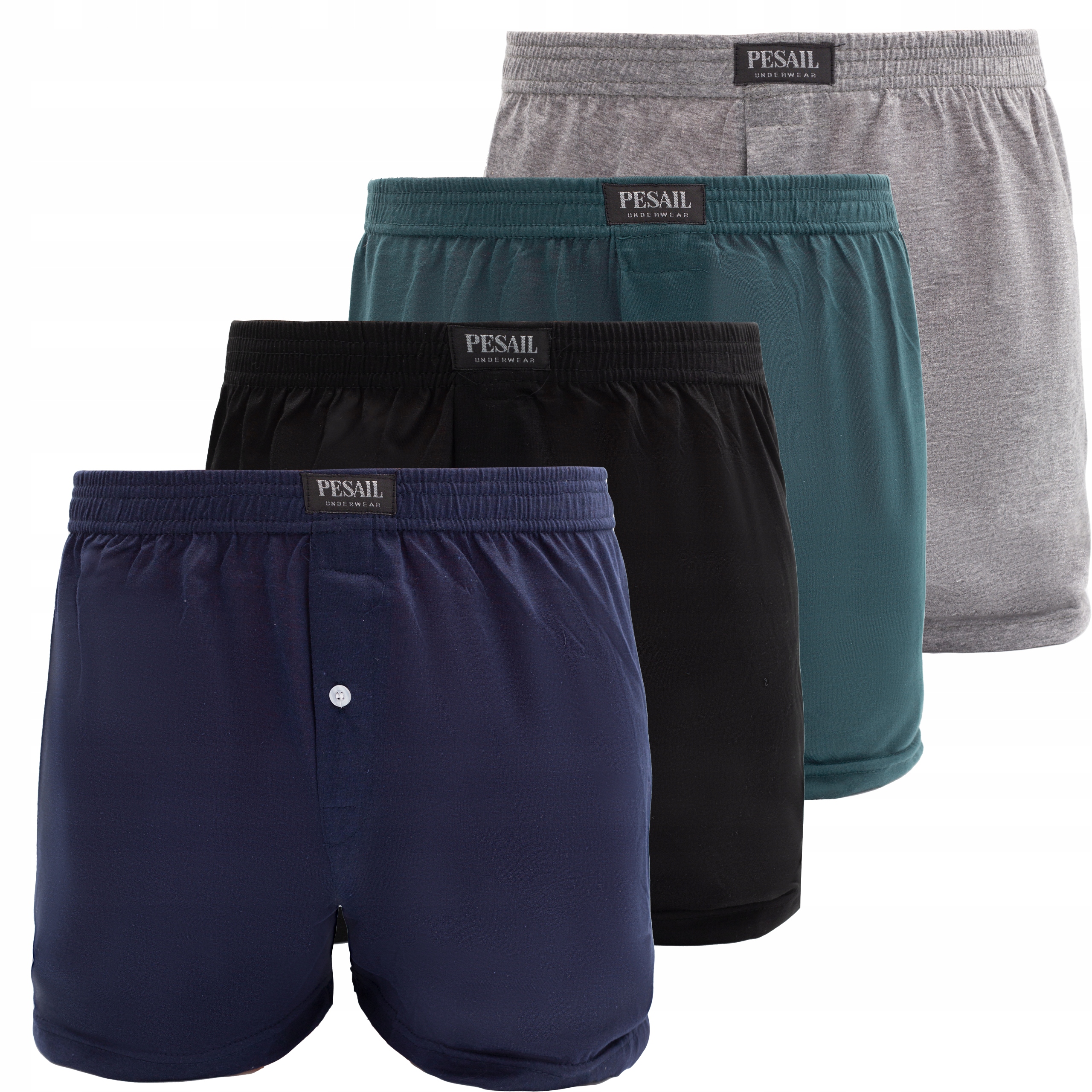 Pánské boxerky Volné Slipy, sada 4 kusů, velikost 7XL