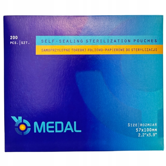 

Torebki Do Sterylizacji Autoklawu Pakiety 57 x 100