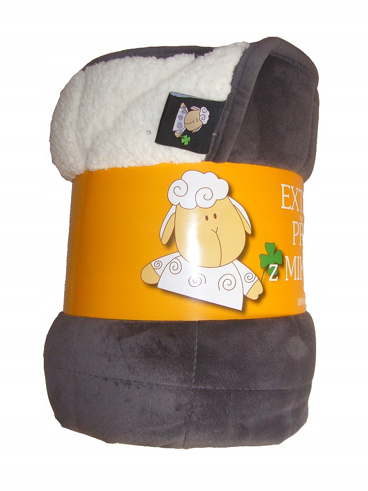 Svitap Deka mikrovlákno Ovce prošev antracit 150x200 cm