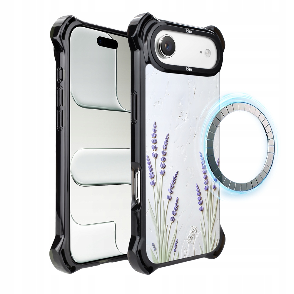 Pouzdro pro iPhone Air Ibizu DropGuard Ultra s MagSafe, provensálská levandule