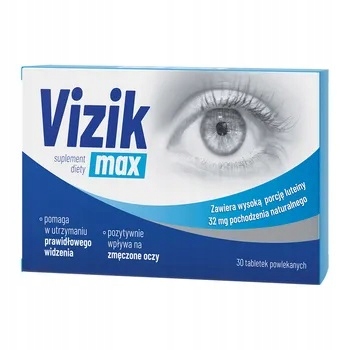 Vizik Max, filmom obalené tablety, 30 ks