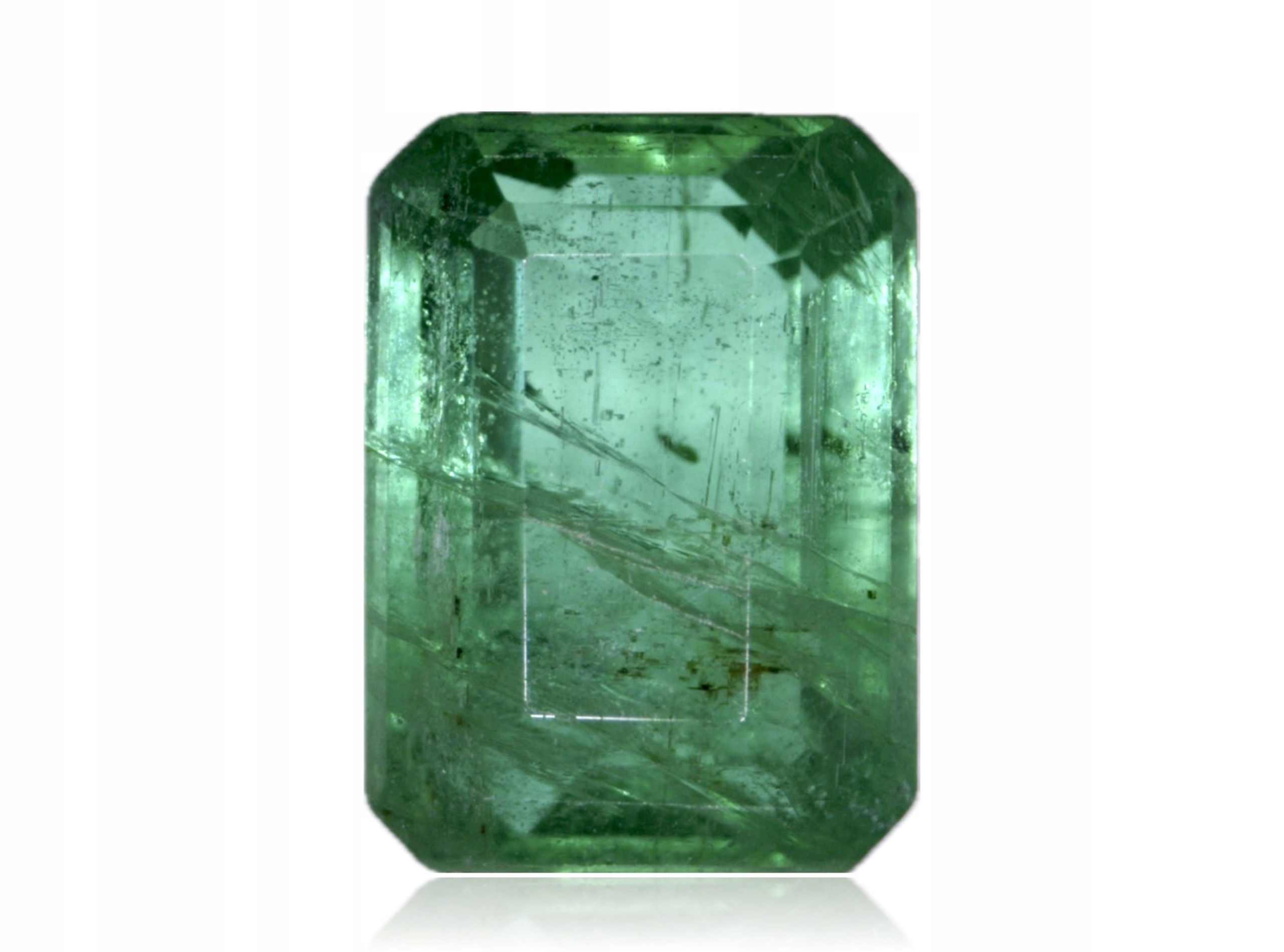 Smaragd 0.75ct Osmiúhelník Kolumbie eCertifikát Wbd