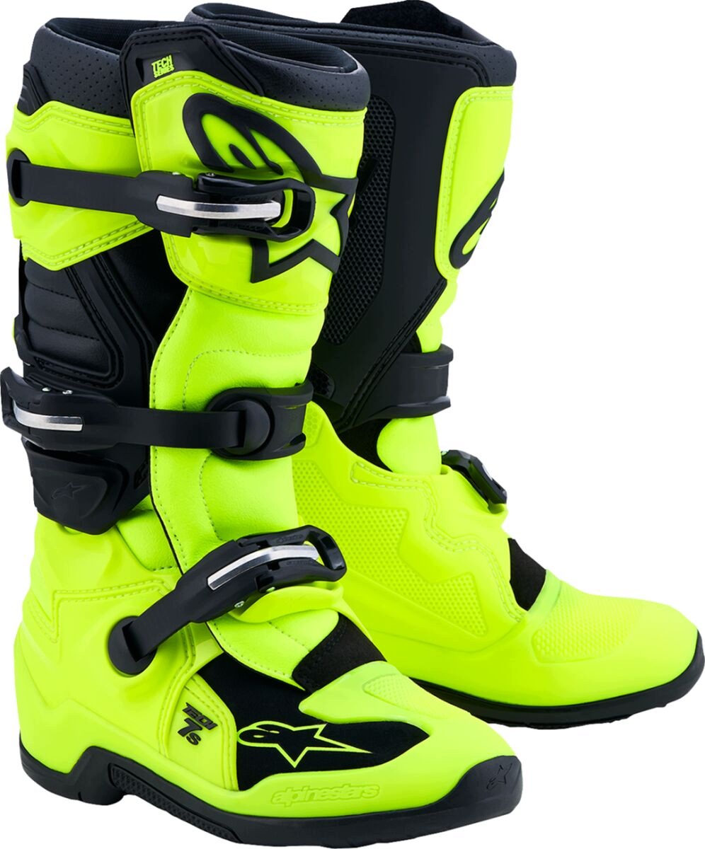 Detské Topánky Na Cross Alpinestars Yth Tech 7S Yw/bk (35.5) 2015017-551-3
