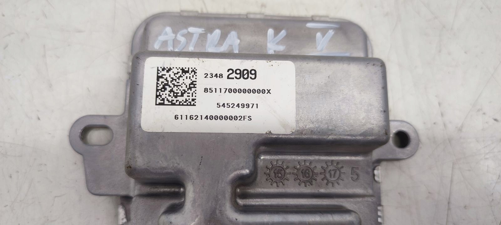 Module pompy Carburant Opel Astra K 1,4TB
