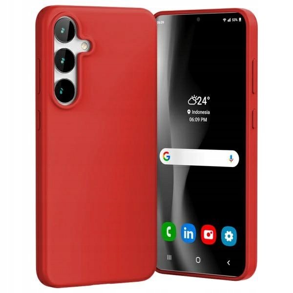 Mercury Soft Samsung S24 Fe S721 czerwony/red