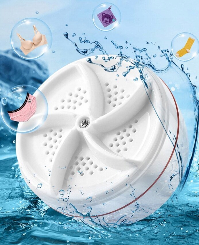 MINI PRALKA TURYSTYCZNA PRZENOŚNA USB WIRÓWKA WIRNIKOWA TURBOWASH DO PRANIA Model TURBOWASH