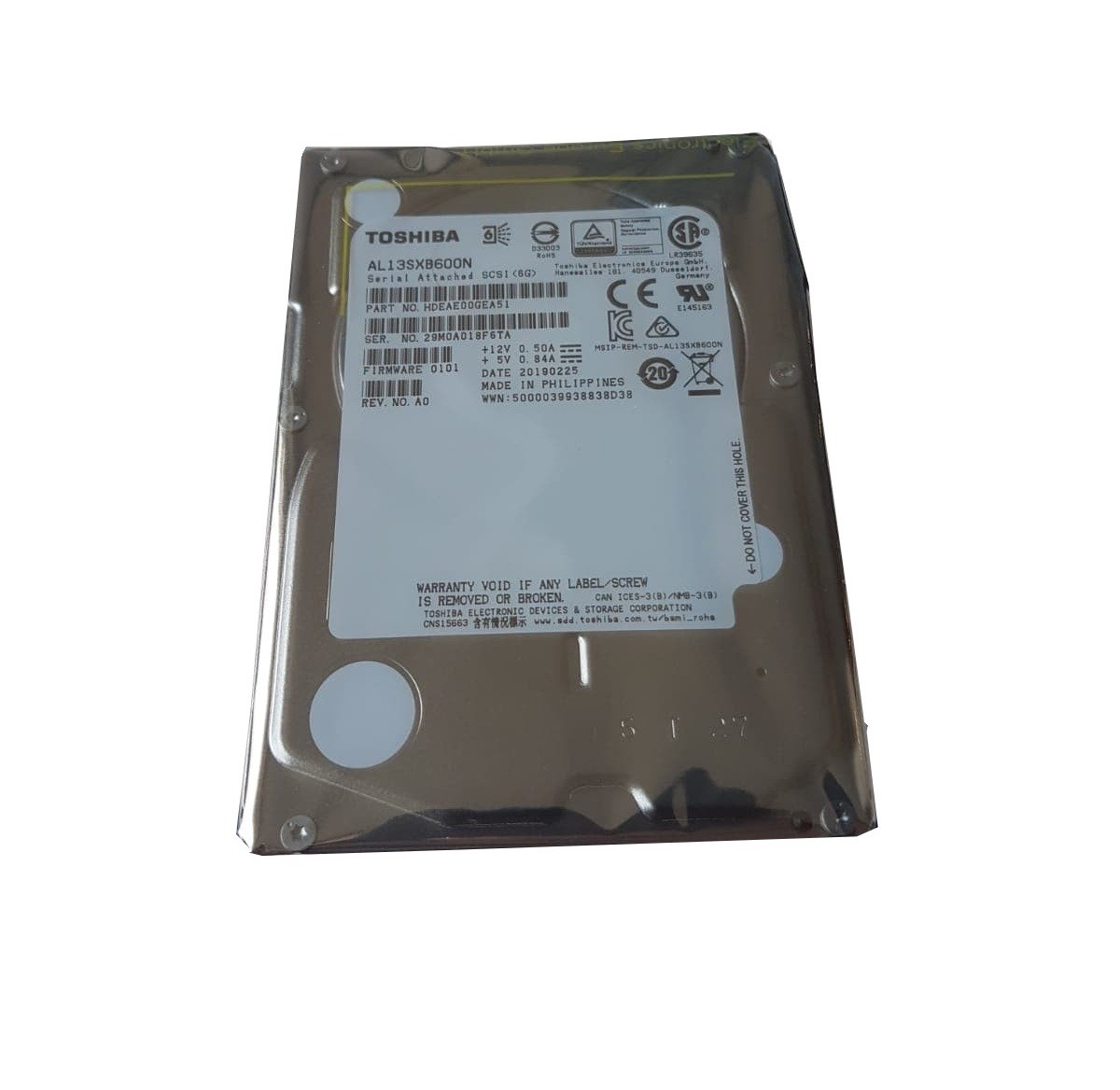 

Nowy Toshiba 600GB 15K Sas 2.5 Dell R620 R720 R820