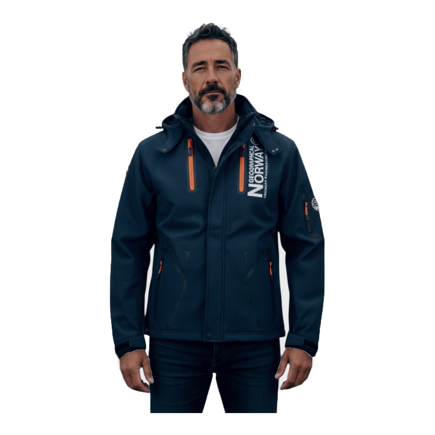 Kurtka Geographical Norway softshell sportowa trekkingowa turystyczna r 2XL