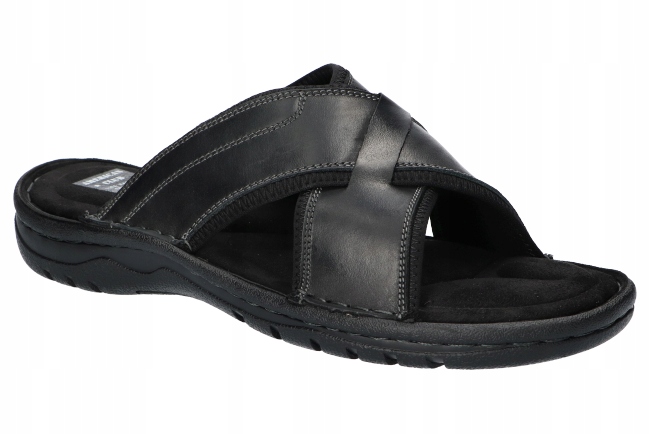 American Club CY112 Nazouváky Kožené Pánské Paměťové Vložky Černé 43