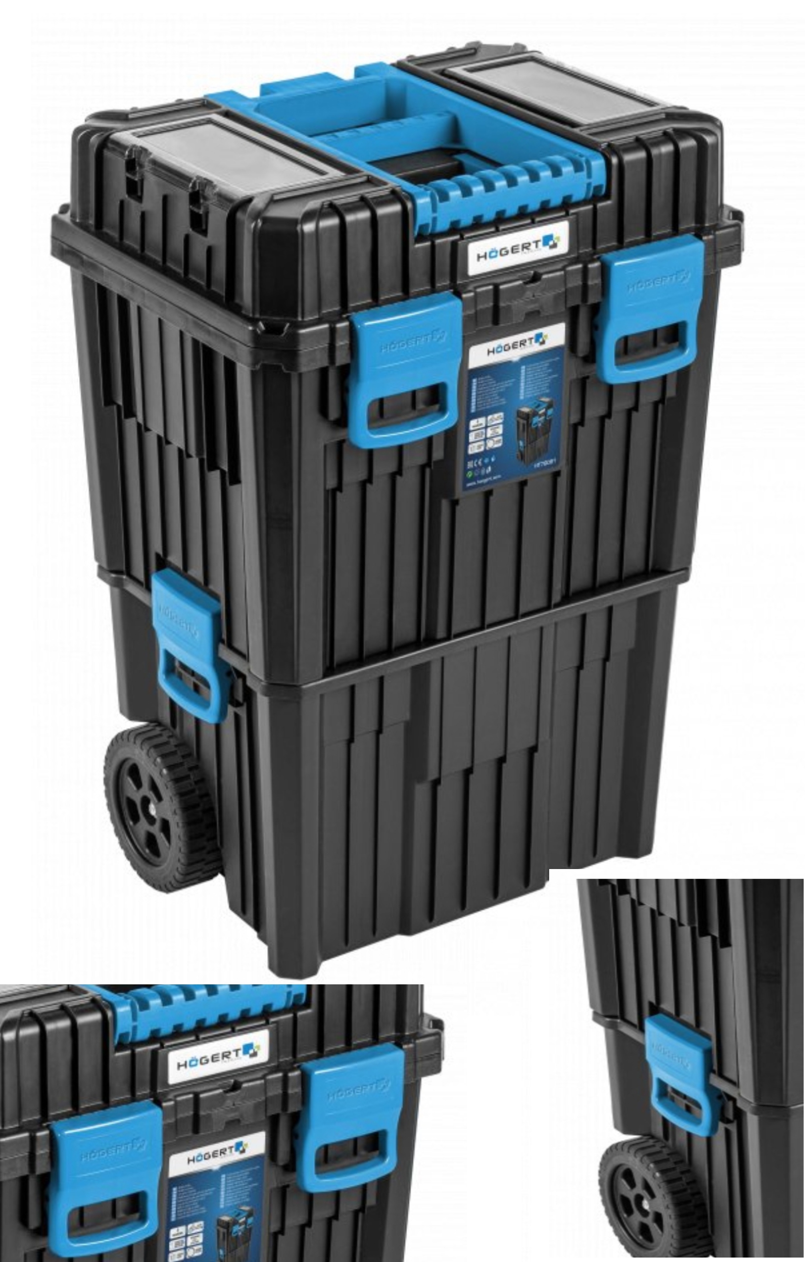 MOBILNA SKRZYNIA MODUŁOWA NARZĘDZIOWA NA KÓŁKACH