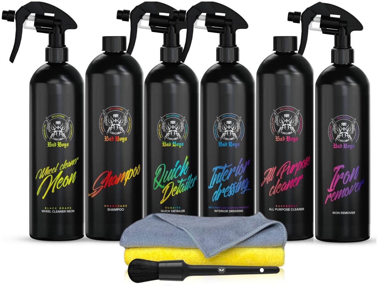 RR Customs RRC Bad Boys Mega Zestaw Kosmetyków Do Auta Detailing Prezent