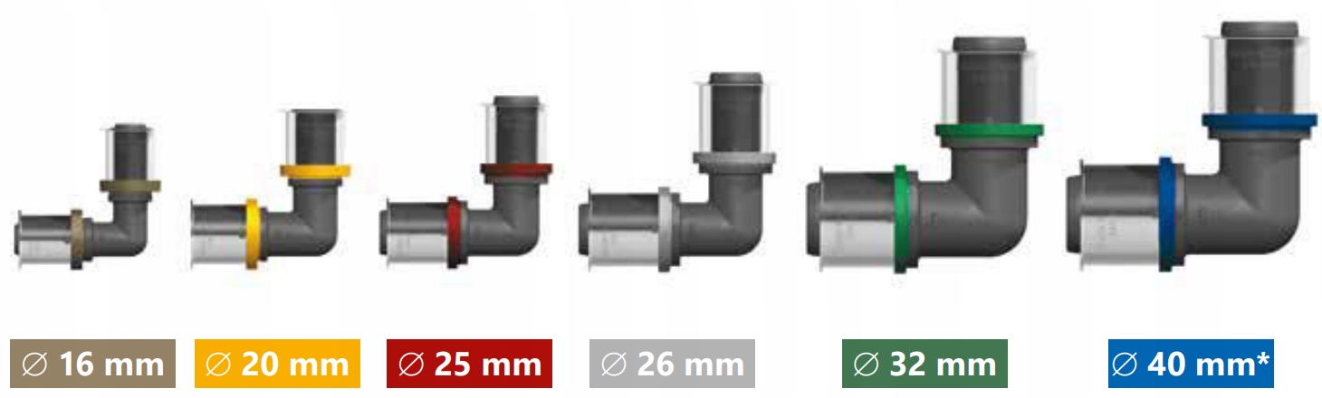 KAN-therm PRESS KOLANO WIESZAKOWE ZAPRAS 16x1/2 GW Marka Kan-therm