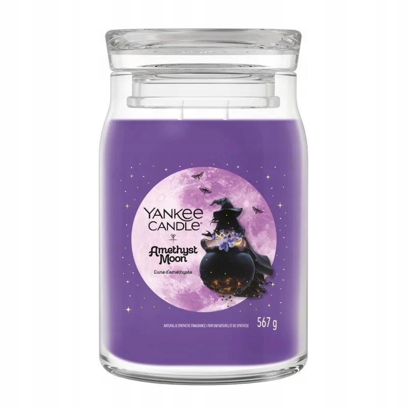 Yankee Candle Amethyst Moon velká vonná svíčka Signature 567 g Halloween