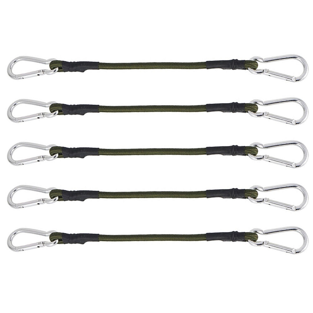 Bungee Cords Z Hakami 5SZT Elastyczne Linie Do Wyjazdów Kempingowych