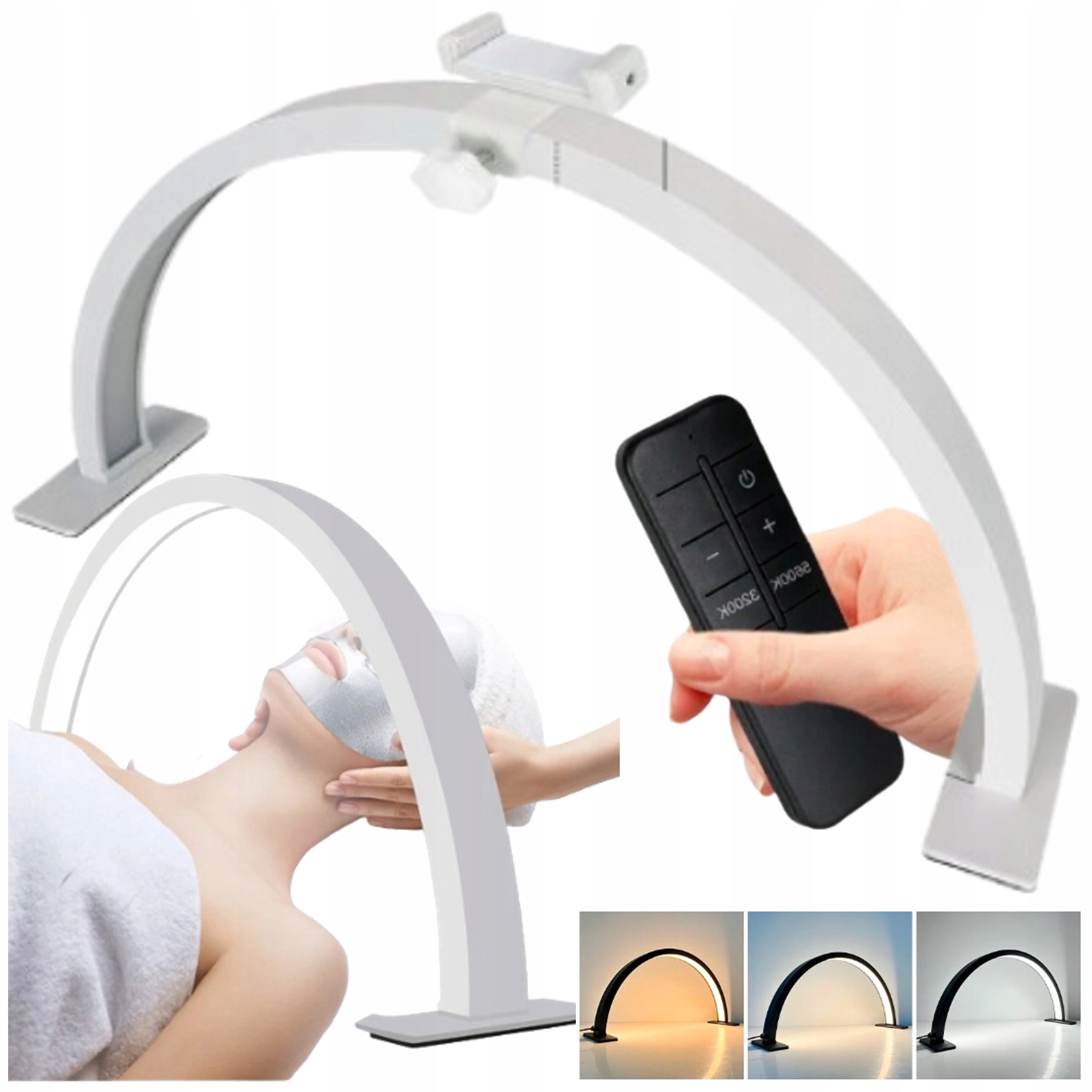 Kosmetická bezstínová Led lampa na nehty Manikúra 40W Držák na telefo