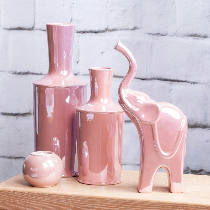 CERAMIKA (FI) 22X16 CM RÓŻOWY Materiał ceramika