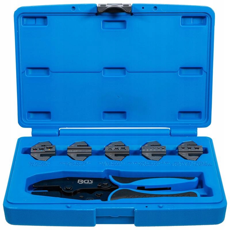 Sada kleští na krimpování s 5 páry čelistí, Bgs 1410
