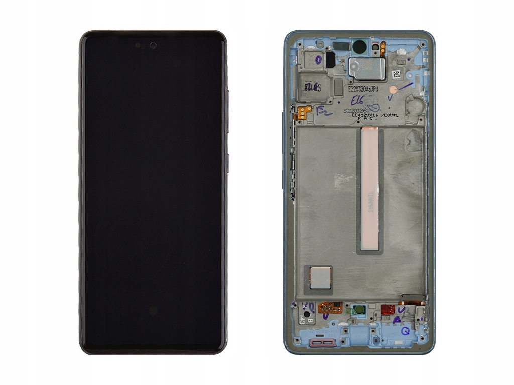 Displej Samsung A53 5g SM-A536B SM-A536E S Rámečkem Zlatý