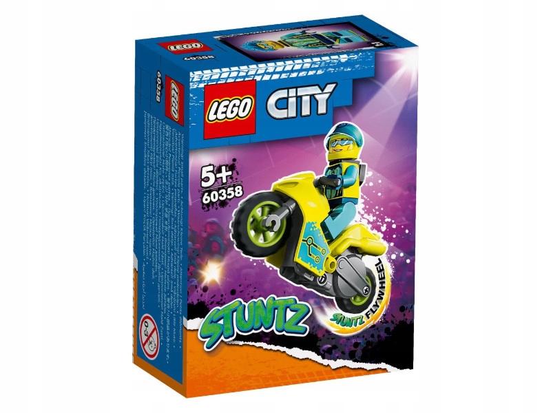 Lego City Cybermotocykl kaskaderski 60358