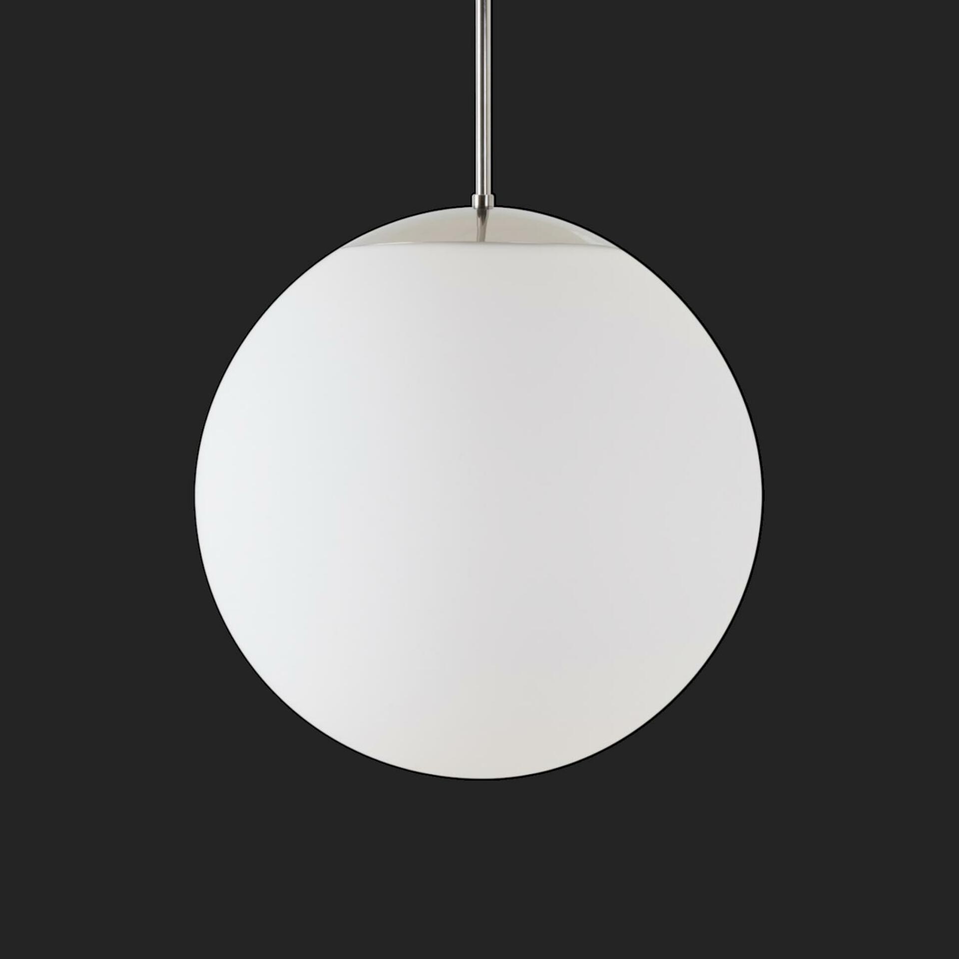 Osmont 72527 Adria P3 Hp závěsné skleněné svítidlo nerez leštěná bílá IP4