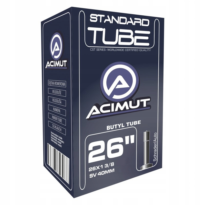 

Acimut 26x1 3/8 Av 40 dętka rowerowa 37-590