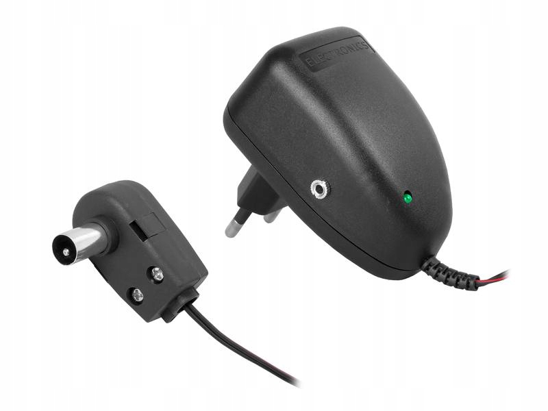 ZASILACZ ANTENOWY WTYK IEC 12V DVB-T2 DO TV 1,8m Marka Lechpol