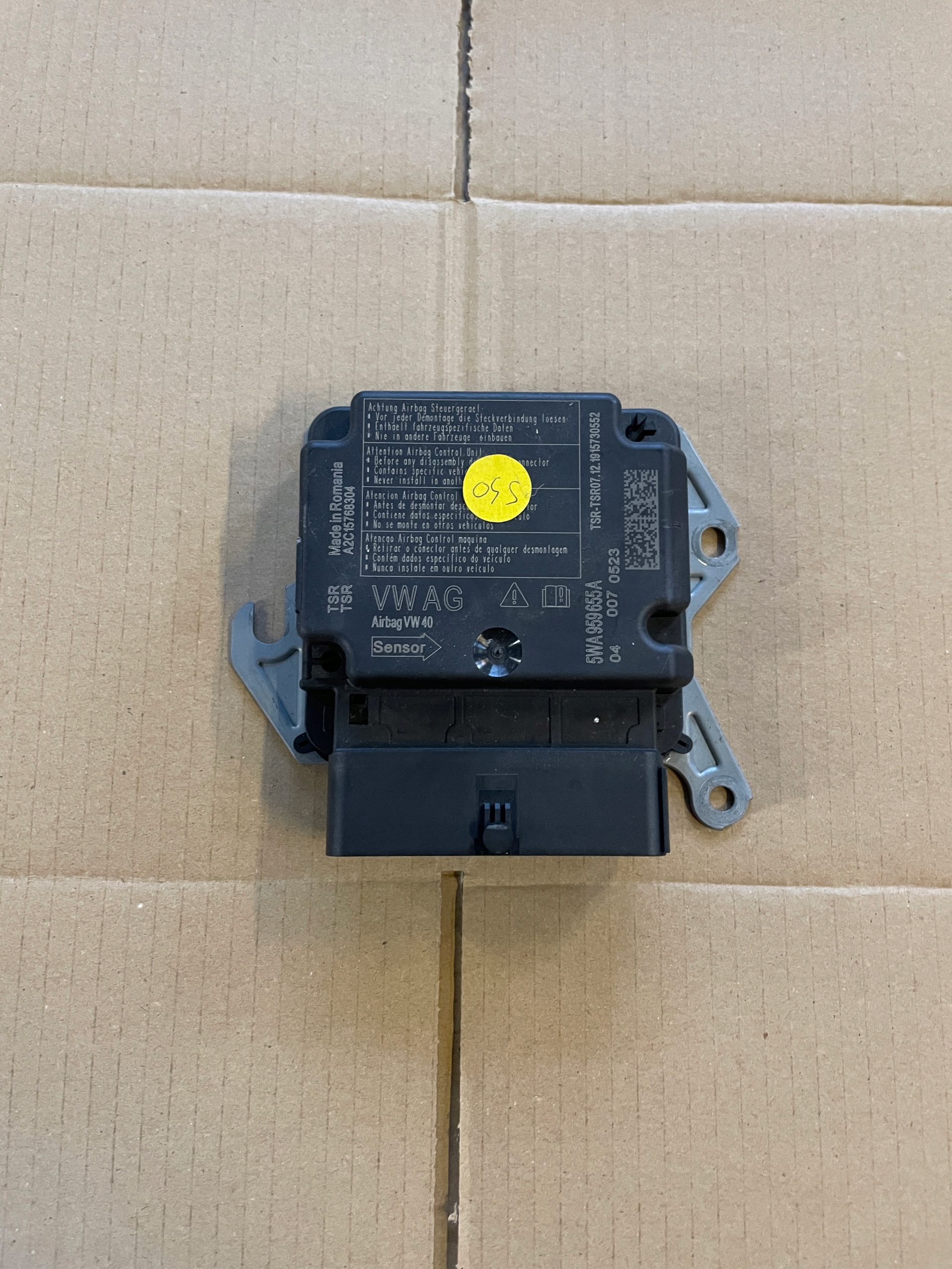 Блок airbag vw Golf 5WA959655A