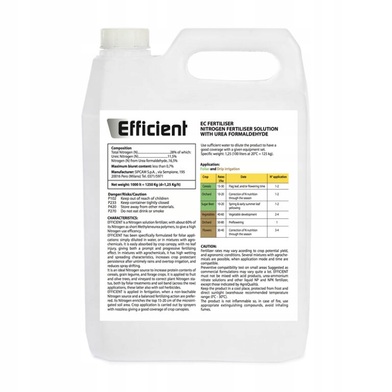 

Efficie-N-t 28 płynny mocznik 20L odpowiada 150kg