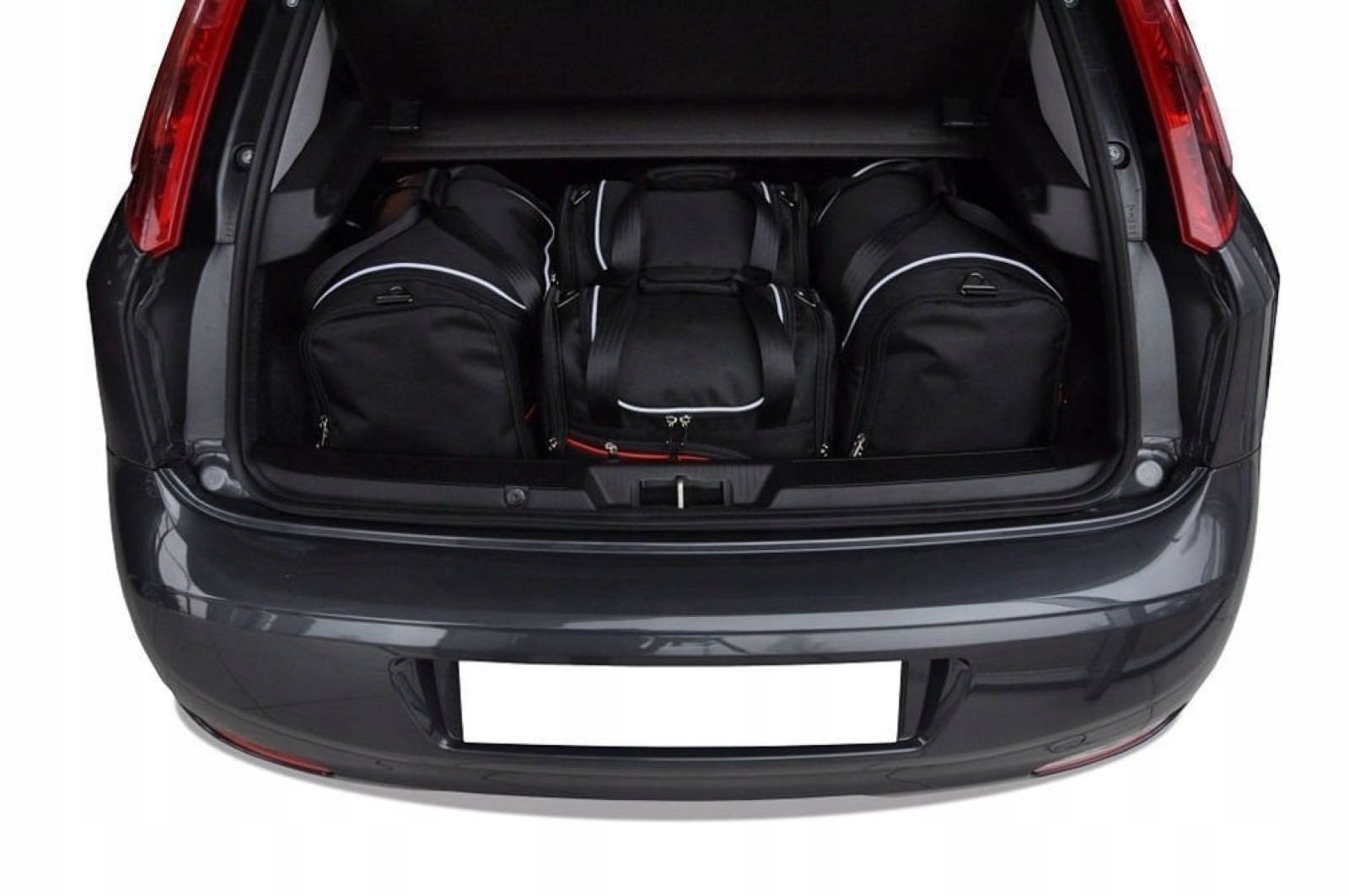J&j Automotive Sada 4ks cestovných tašiek Aero pre Fiat Punto 2012+
