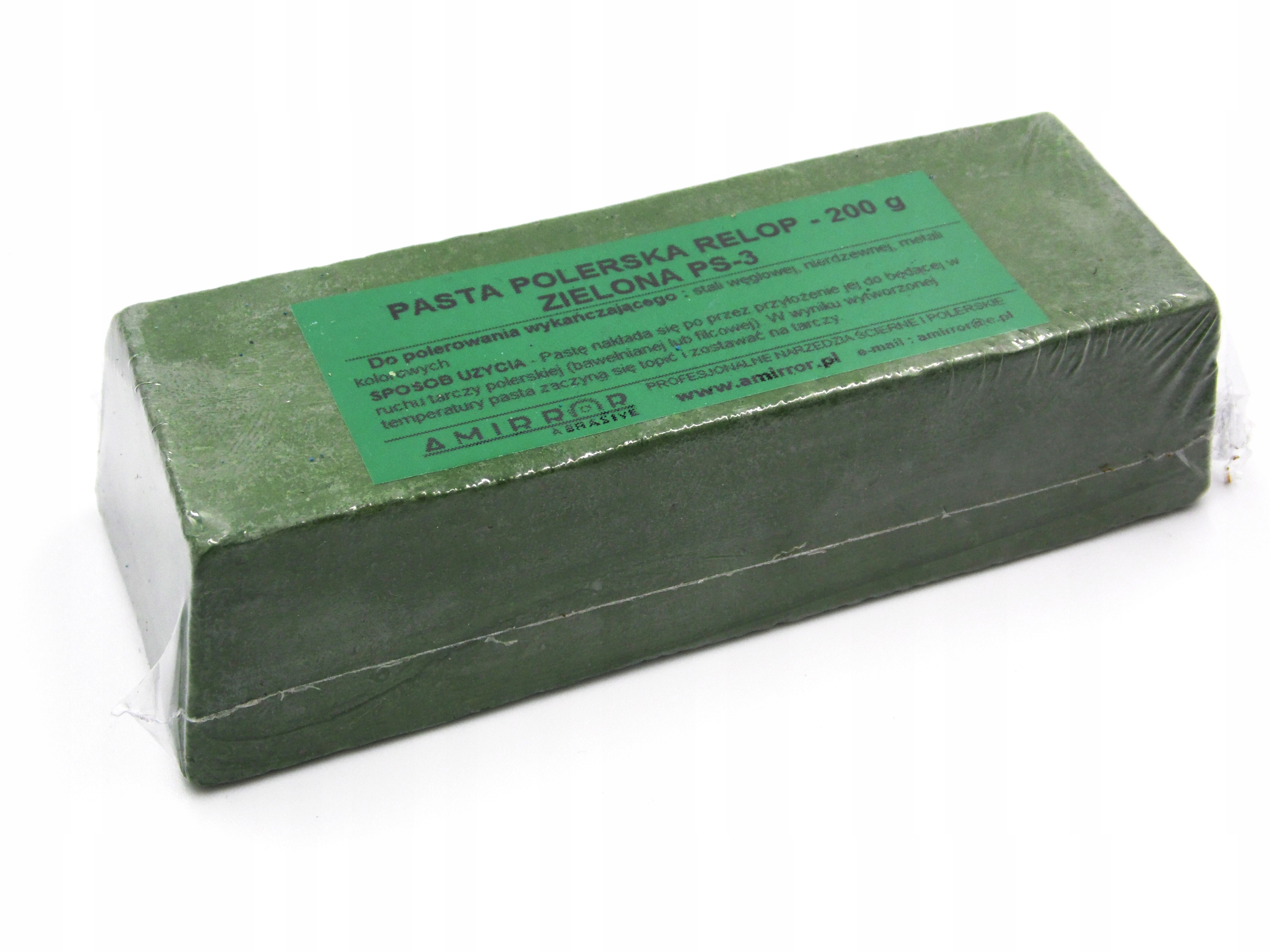 

Pasta Polerska Zielona Polerowanie Inox, Alu, Stal