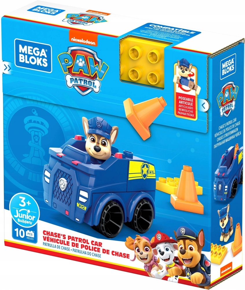 

Klocki Mega Bloks HDJ33 psi patrol 10 szt.