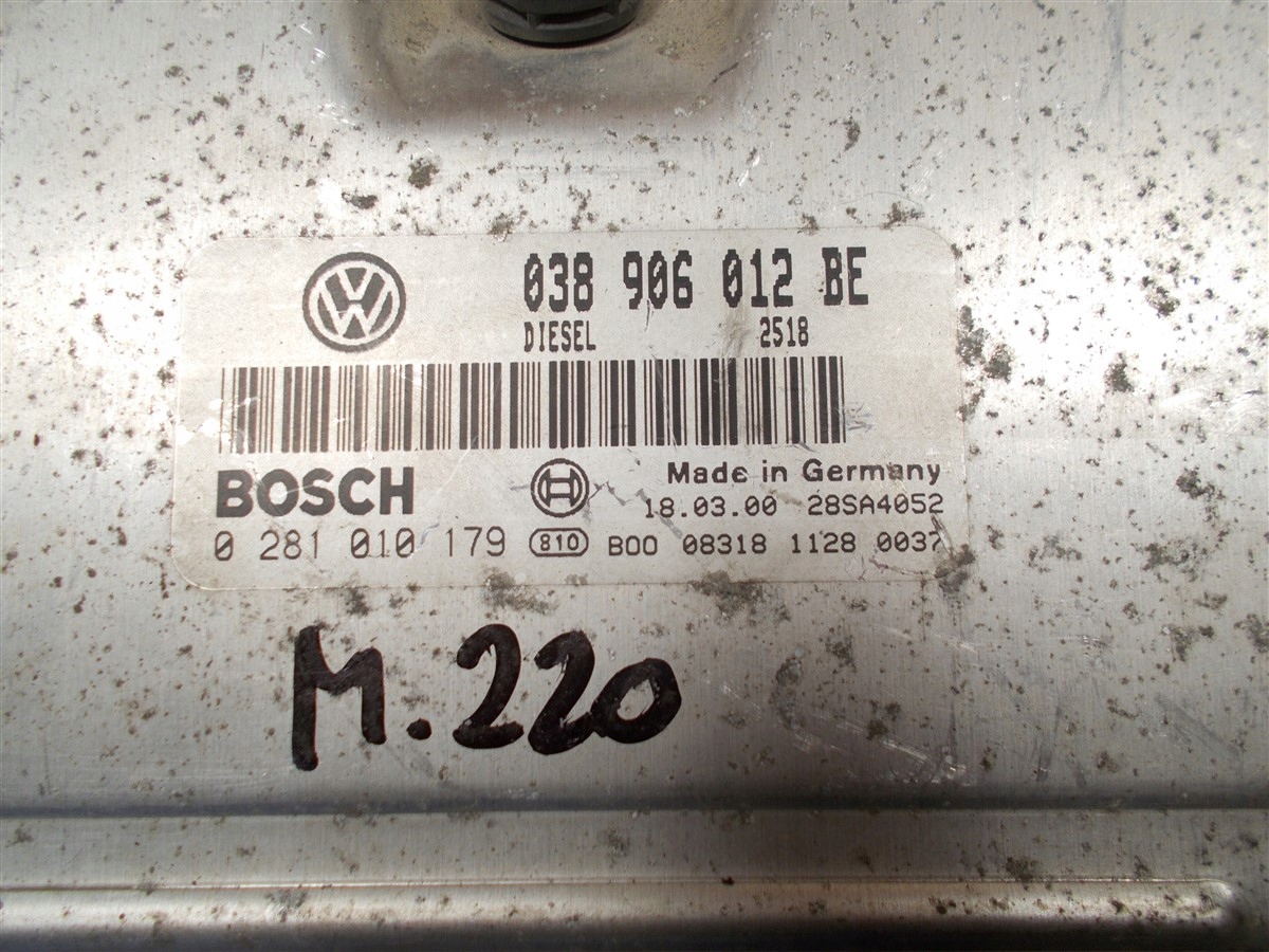 VW POLO 1.7 SDI computer IMMO 038906012 0281010179