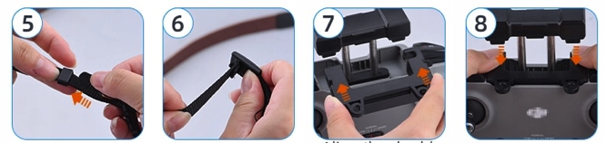 UCHWYT NA KONTROLER DJI MAVIC AIR 2 / 2S / MINI 2 Model SKYKA - DJI Mavic Air 2 / 2S / MINI 2