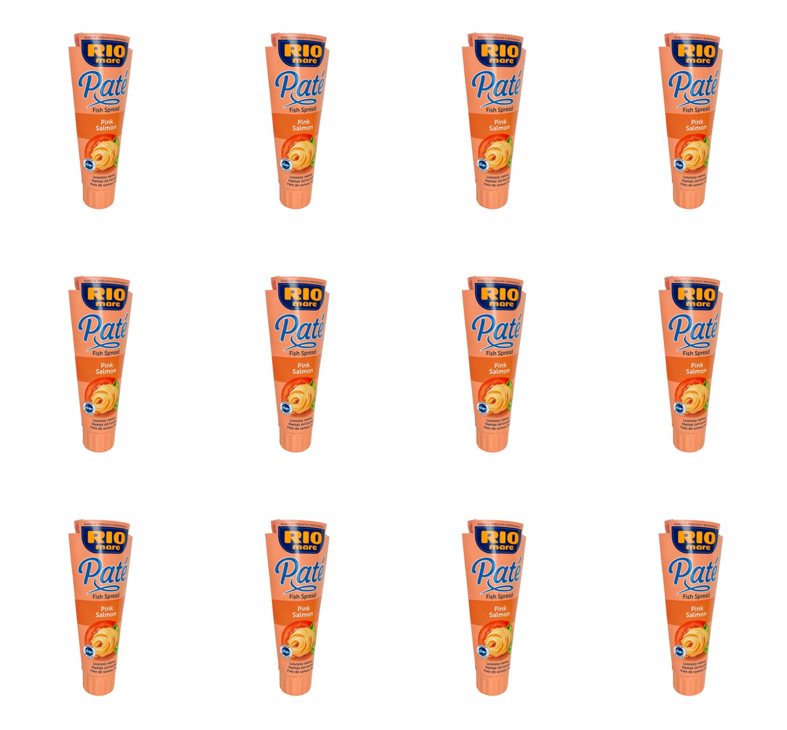Rio Mare Pate rybí pasta růžový losos 100 g X12