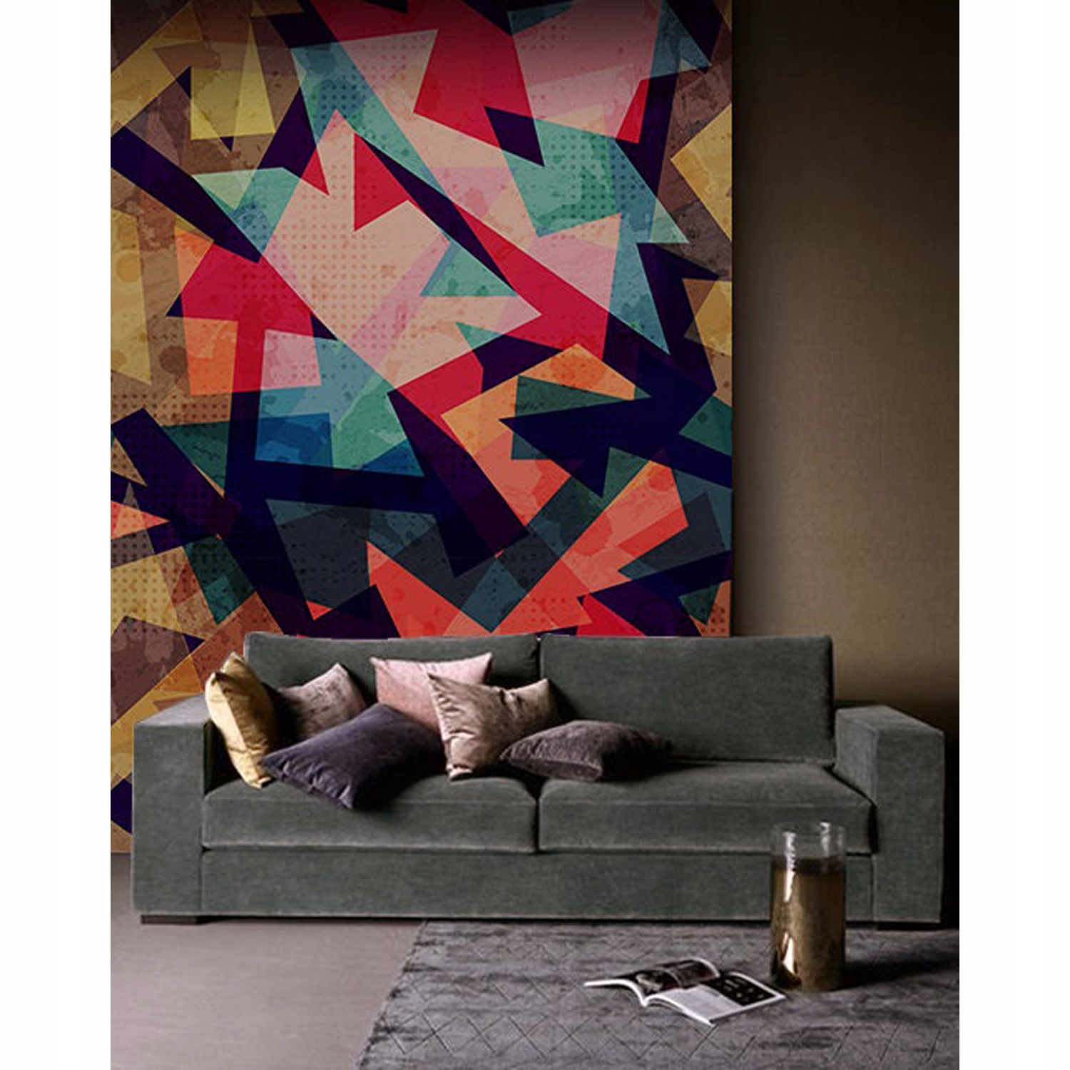 

Fototapeta do salonu Styl grunge kolory 250x250 cm