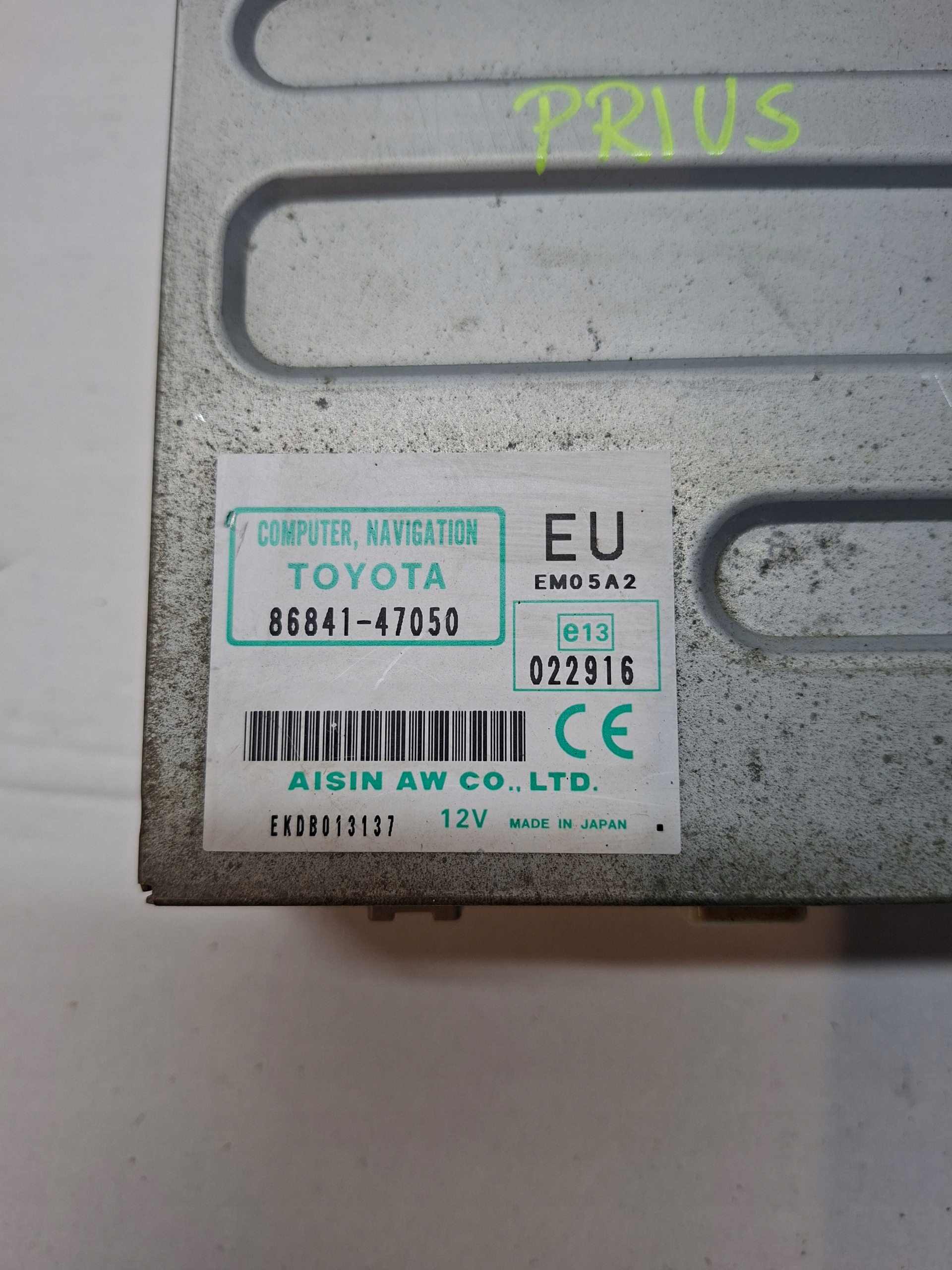player navigation devices TOYOTA PRIUS II 86841-47050