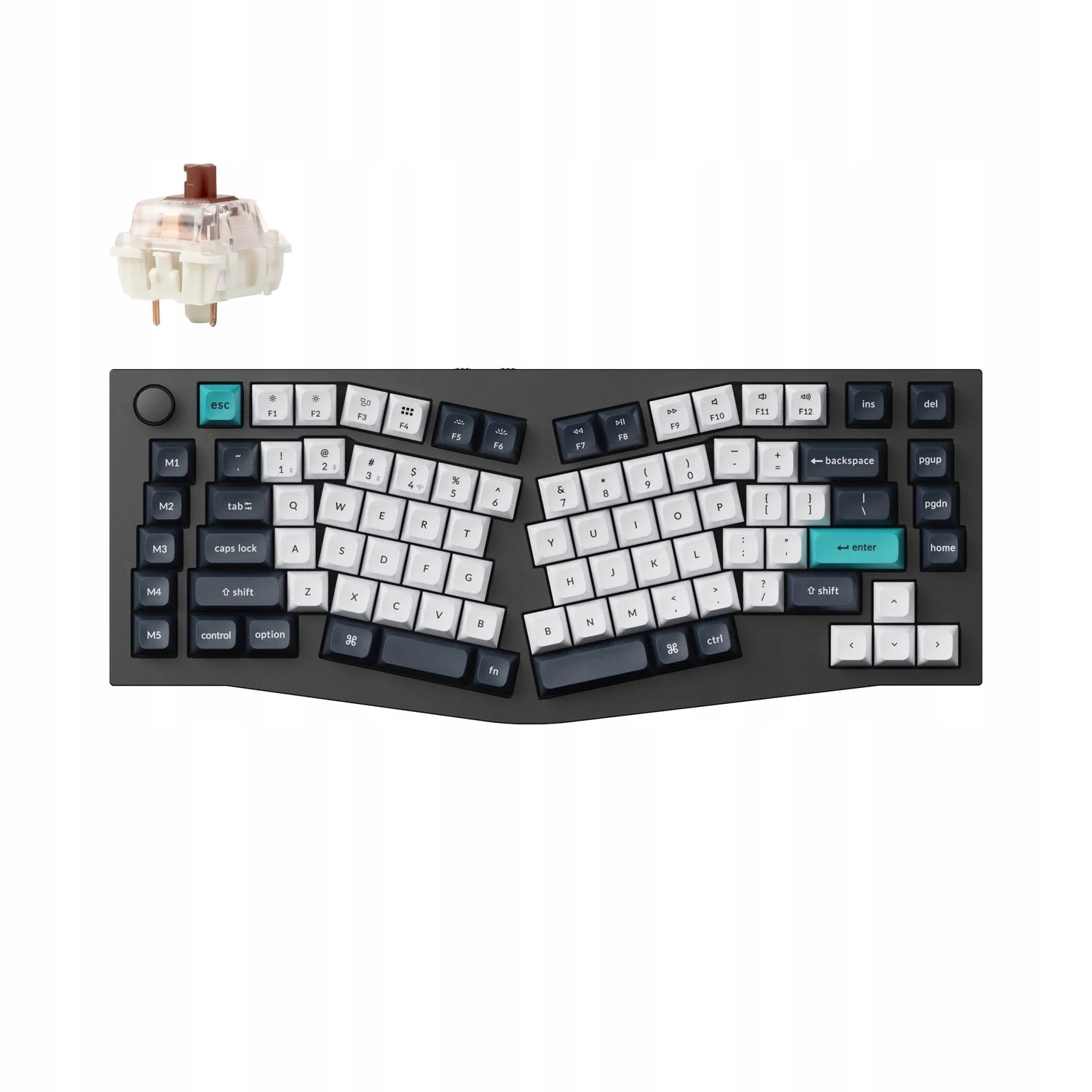 Keychron Q10 Max Bezprzewodowa Klawiatura Mechaniczna, Alice Layout Q10M-M3