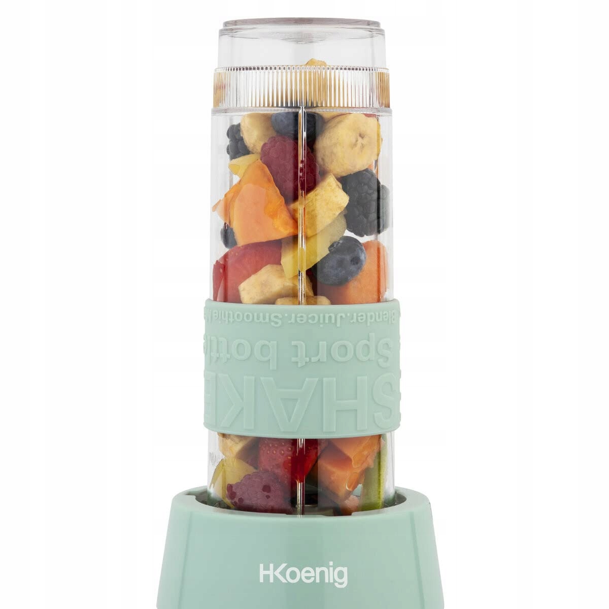 HKOENIG Blender Do Smoothie Stal Nierdzewna 570ml Zielony Pastelowy — miniatura 4