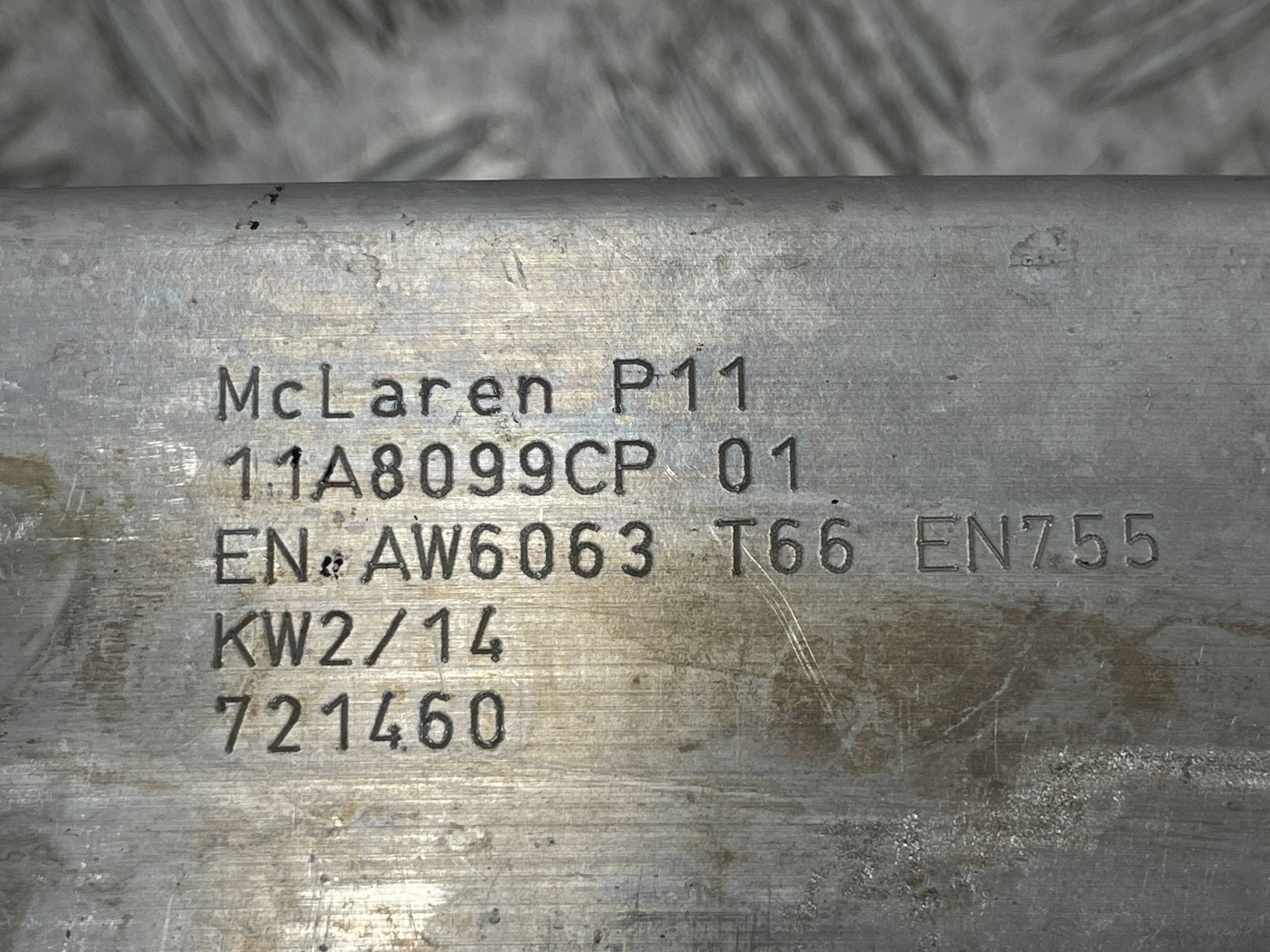 vezni lim branika stražnjeg greda stražnji dio MCLAREN 650S 11A8098CP01