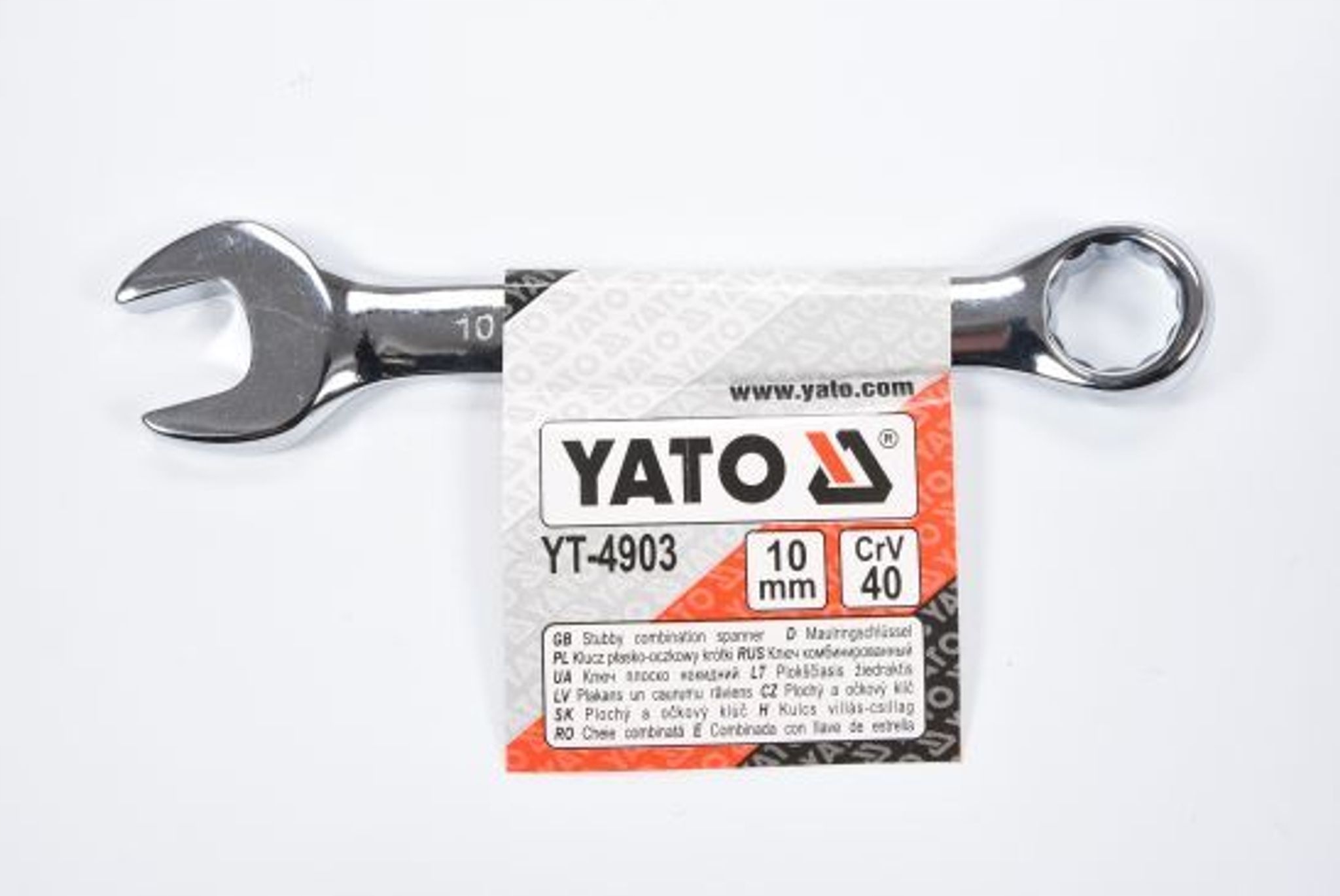 Yato YT-4903 Klucz Płasko-oczkowy 10 MM Krótki