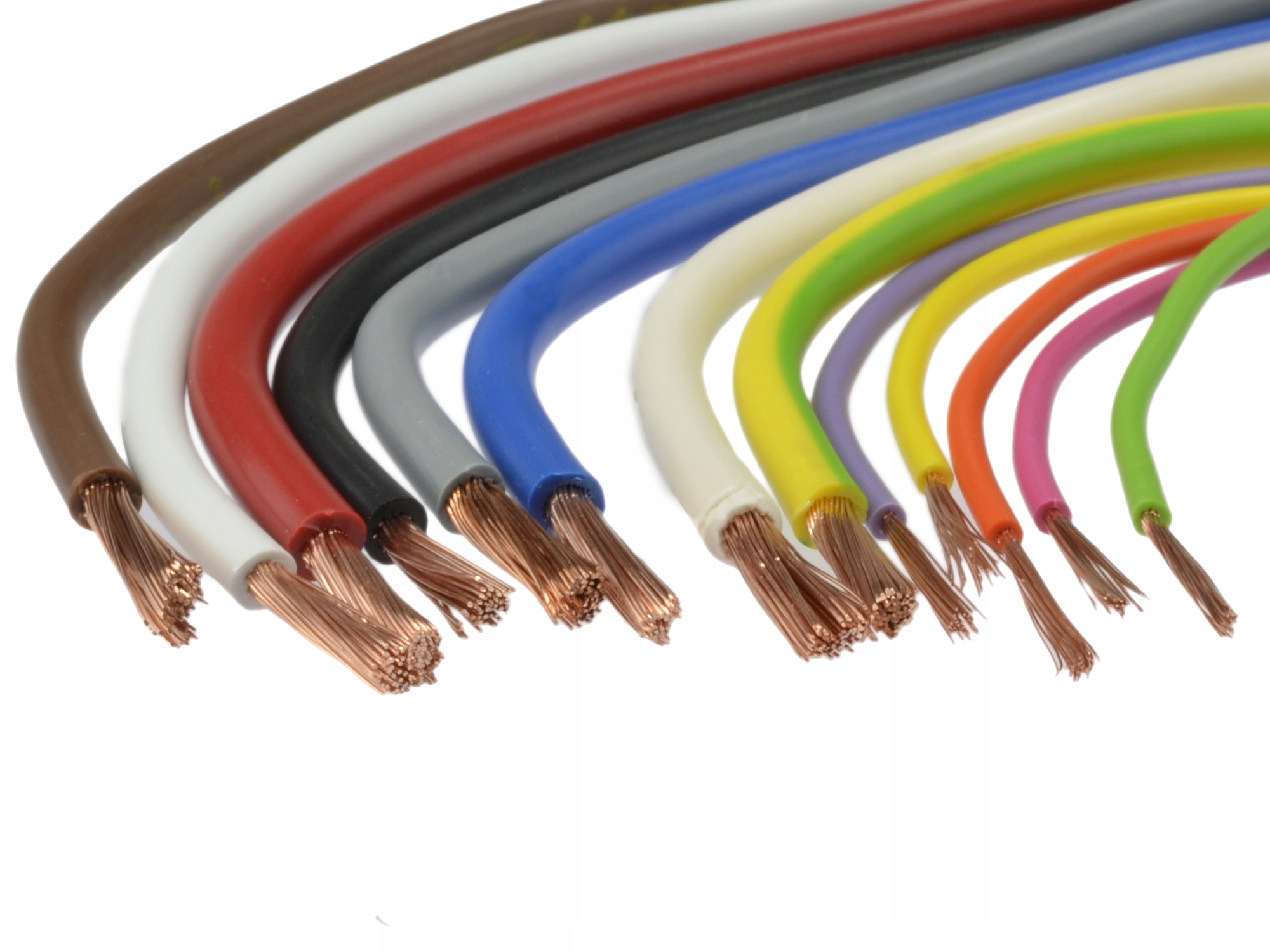 Kabel przewód linka giętki LGY 1mm2 brąz 100m Marka Elektrokabel
